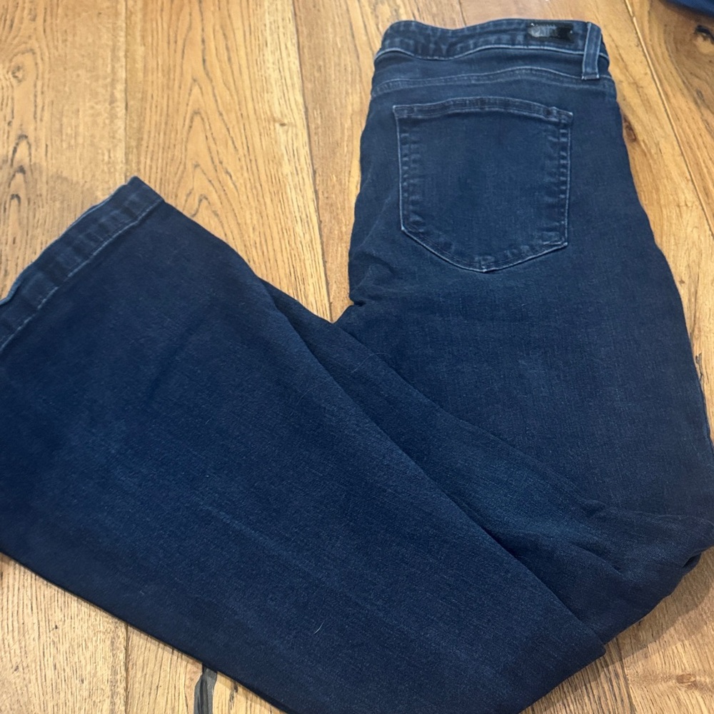 Paige Dark Blue Denim Jeans